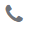 phone call and sms recipient icon