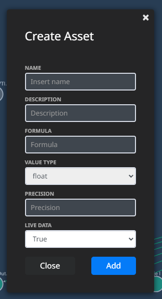 Create New Calculated Tag Form