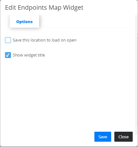 Edit endpoints map